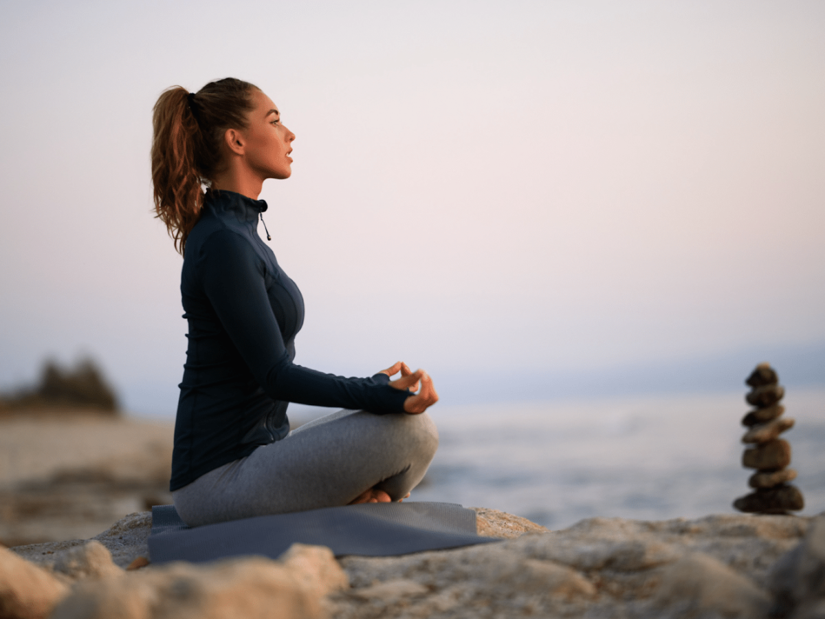 Breathe in for six seconds, breathe out for six seconds. Let this rhythm guide your awareness to the third eye.